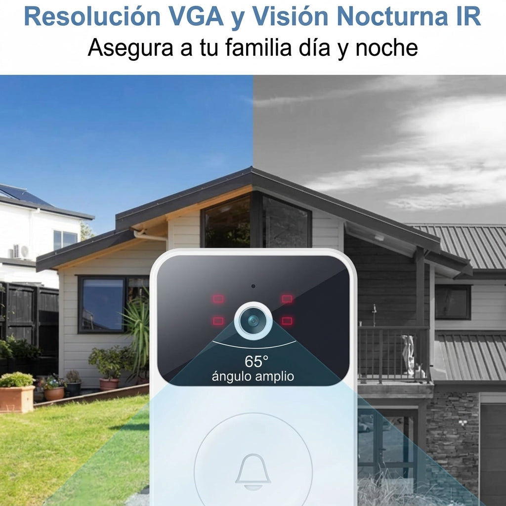 Timbre con camara inteligente