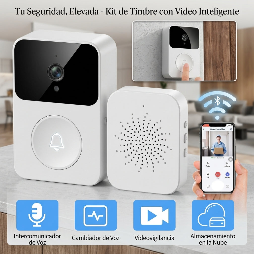 Timbre con camara inteligente