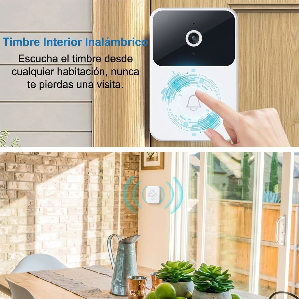 Timbre con camara inteligente