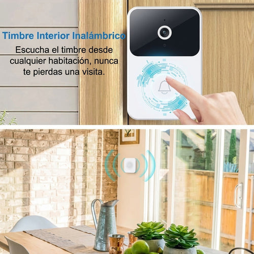 Timbre con camara inteligente